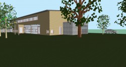 Spreti Straße Perspektive Süd Ost Ansicht